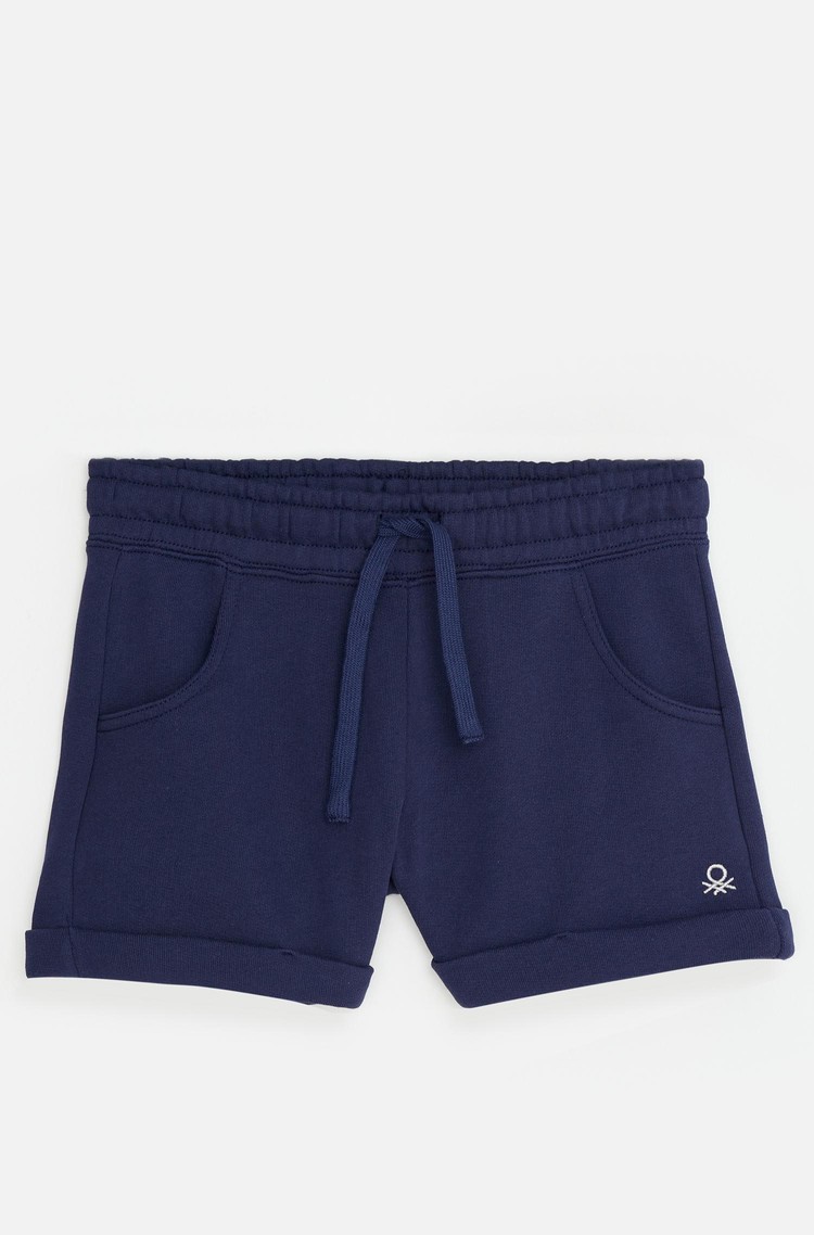 BENETTON Cotton shorts Blue 