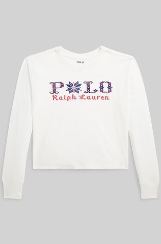 Logo Cotton Long-sleeve Tee