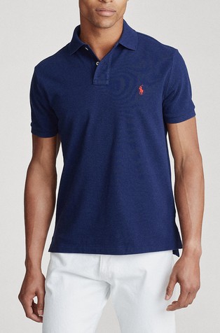 Custom slim fit bombažna polo majica