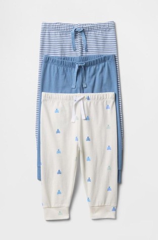 Baby First Favorites Organic Cotton Pull-On Pants (3-Pack)