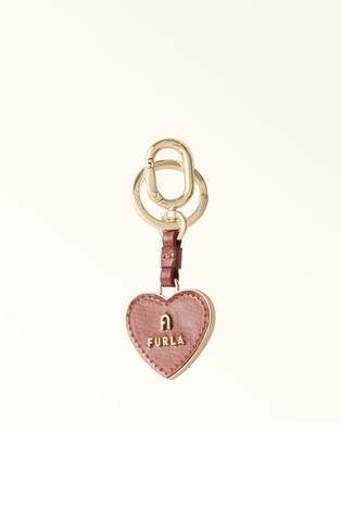 Keyring with Heart Charm