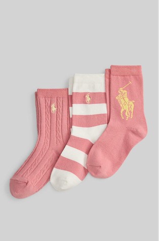 Big Pony paket 3 parov nogavic iz bombažne mešanice