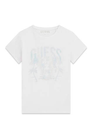 Majica z logotipom in potiskom palm