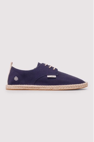 Rustic espadrille cotton sneakers