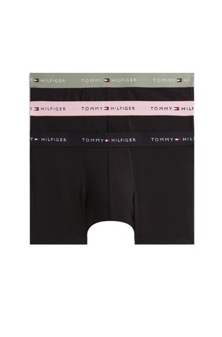 3-Pack Logo Waistband Trunks