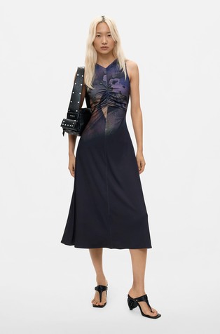 Sleeveless midi dress