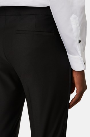 BOGGI MILANO Tuxedo Regular fit Trousers in Wool Black 3
