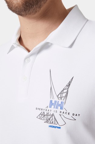 HELLY HANSEN HP Race Sailing Polo White 3