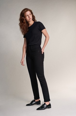 Jeans secret push in slim true black