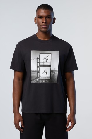 Cotton T-shirt with print