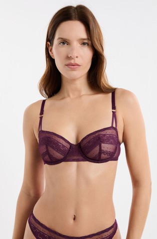 Exception no. 8 balconette čipkast morček