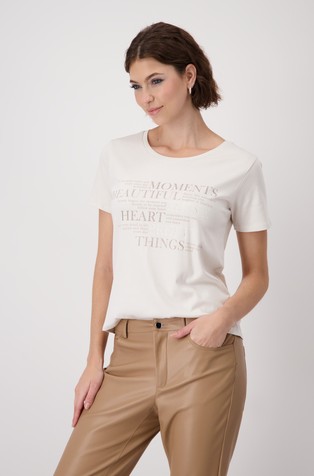 T-shirt with rhinestones