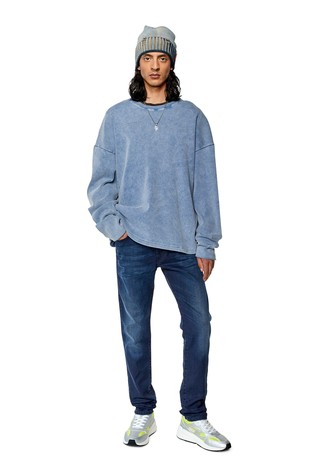 DIESEL Slim D-Strukt jeans hlače - JoggJeans® 068FB Modra - Dark Blue 3