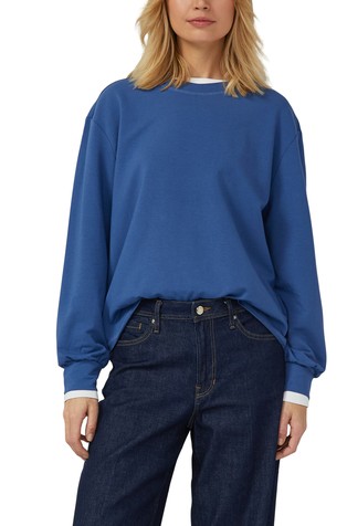 Relaxed fit scuba sweatshirt