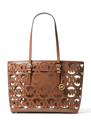 Quinn večja tote torba s perforiranim logo vzorcem