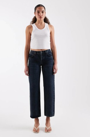 TSEMBER široke jeans hlače z nizkim pasom