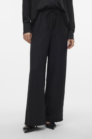 VMMELANEY hlače z visokim pasom