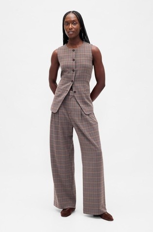 365 High Rise ženske hlače z gubami