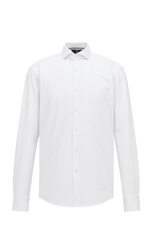 Regular fit srajca iz performance jersey tkanine