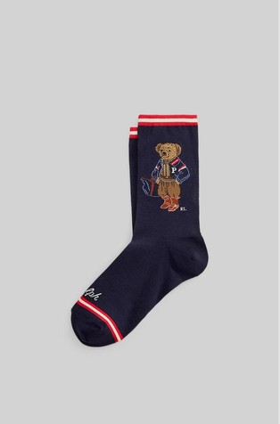 Polo Bear Cotton-blend Crew Socks