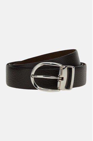 Reversible Tumbled Leather Belt