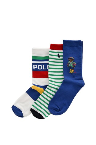 Polo Bear paket 3 parov nogavic