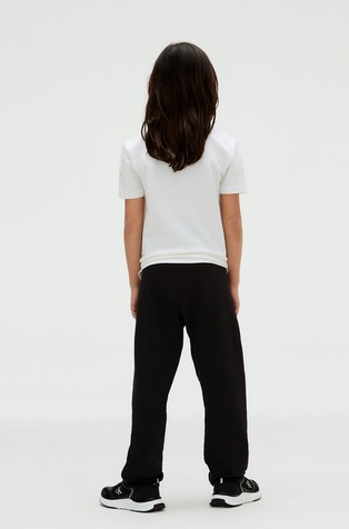 CALVIN KLEIN Short-sleeved polo with logo embroidery White 2