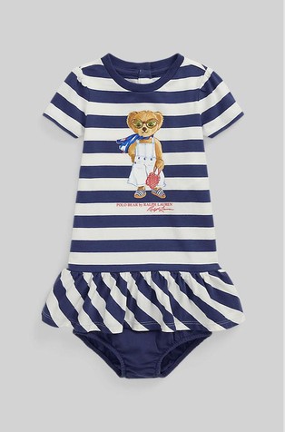 Polo Bear 2-delni komplet obleke in hlačk