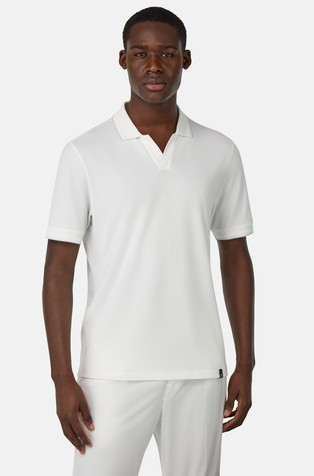 S.Cafè® High-Performance Piqué Polo Shirt