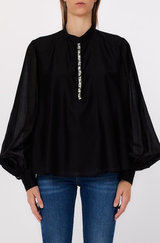 Bluza z okrasnimi kamenčki