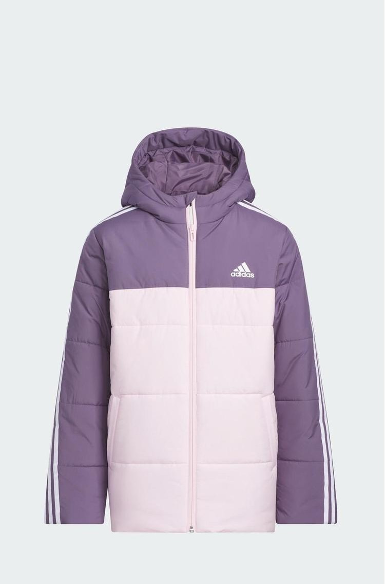 ADIDAS Prešita bunda z barvnimi bloki Škrlatna - Pink/Purple 