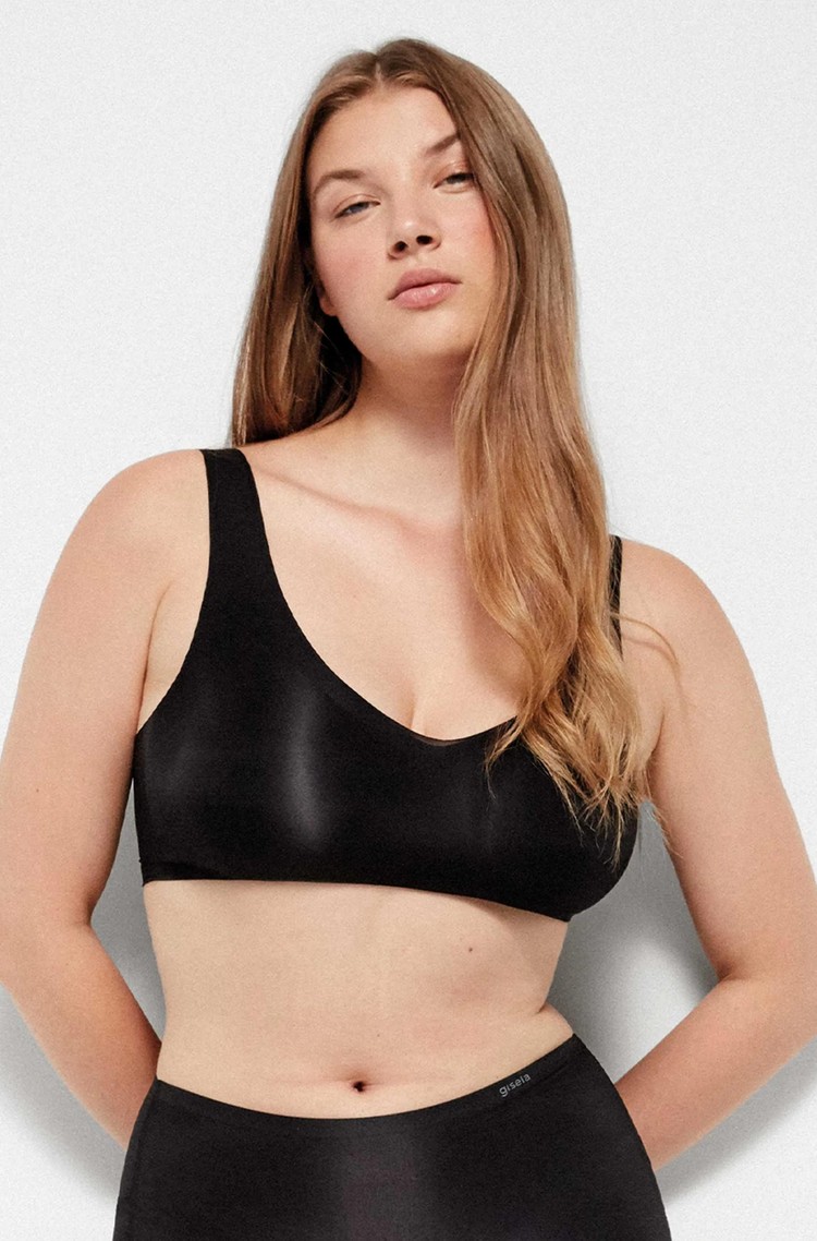 GISELA Removable foam bra Black 