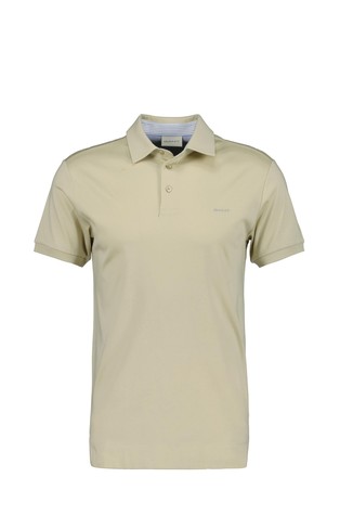 Slim fit polo majica iz merceriziranega bombaža