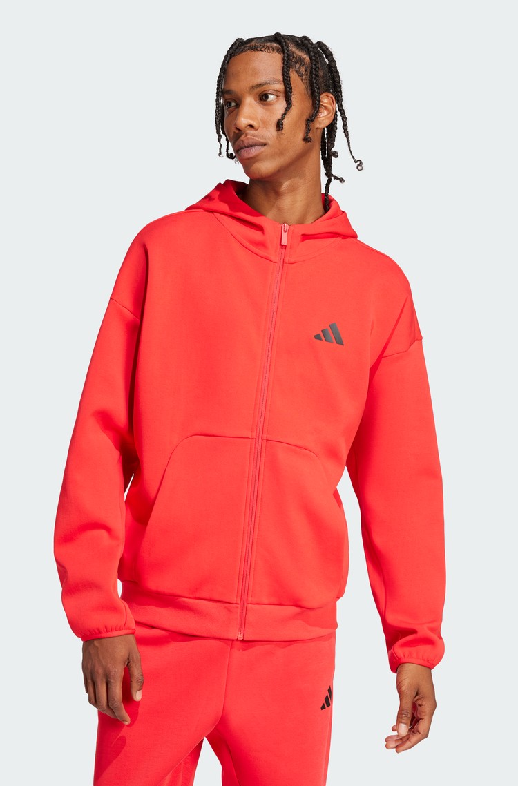 ADIDAS Future Icons Small Logo jopa s kapuco Rdeča - Red 