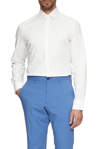 Slim fit srajca iz raztegljivega bombaža