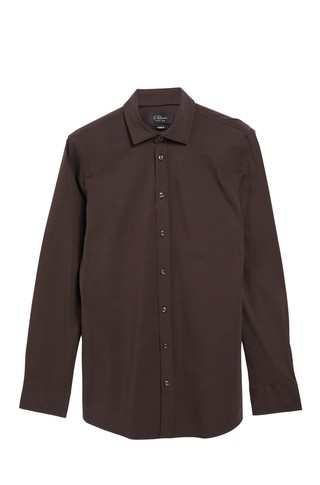 Tailored fit cotton shirt