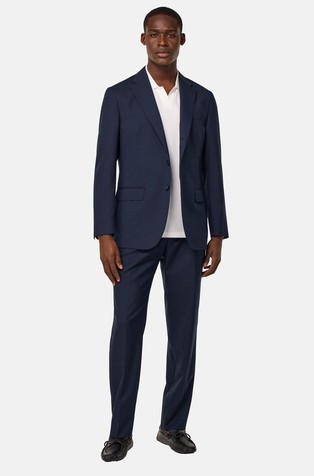 Prince of Wales Check Suit in Pure Tropical Wool