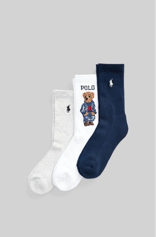 Polo Bear Sock 3-pack