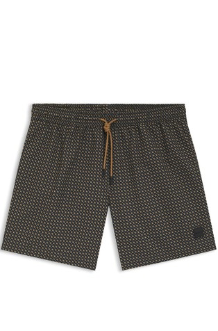 Swim shorts with seasonal pattern