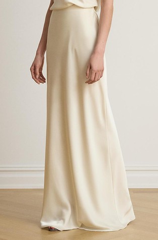 Satin Charmeuse Maxi Skirt