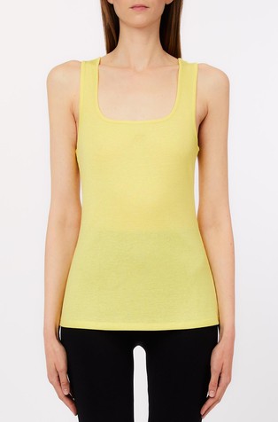 Majica brez rokavov s svetlečimi lureks vlakni