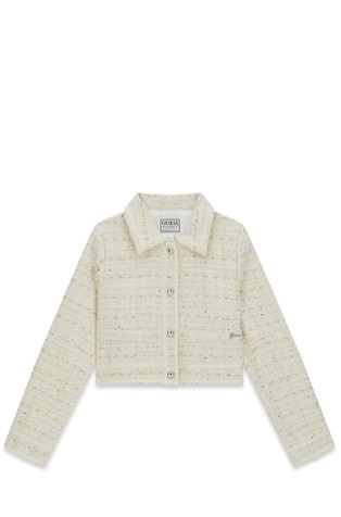 Tweed blazer with lurex