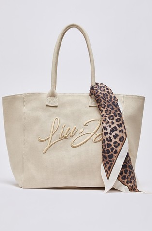 Bombažna tote torba z logotipom in ruto