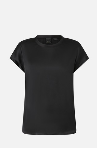 Silk-blend satin blouse