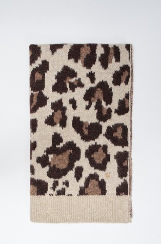 Animal print scarf