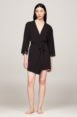 Modal Lace Trim Robe