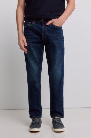 Washed slim fit jeans
