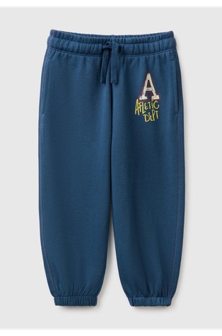 Cotton joggers with front print