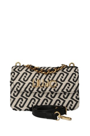 Monogram canvas crossover bag