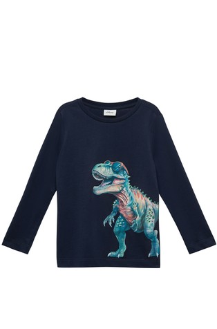 Majica z dolgimi rokavi in 3D fotografskim potiskom